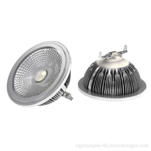 COB 12W AR111 LED Bulb Lights, Retrofit Solution for Spot, 50,000 Hours Lifespan